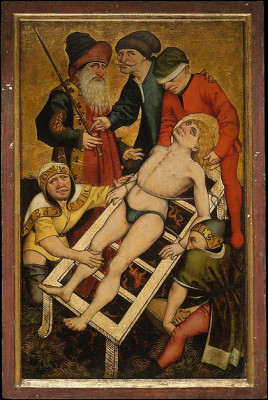 The Martyrdom of Saint Lawrence, Master of the Acts of Mercy (Austrian, Salzburg, ca. 1465)