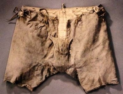 Underpants of Svante Stures murdered in 1567, Museum Uppsala, Sweden